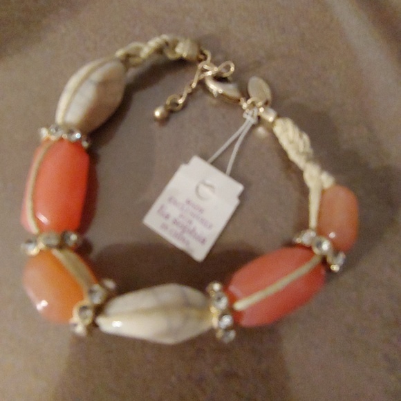 Retired Lia Sophia Gemstone Bracelet - Picture 2 of 3